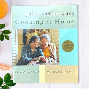 Julia and Jacques Cooking at Home 1999 Hardcover Book